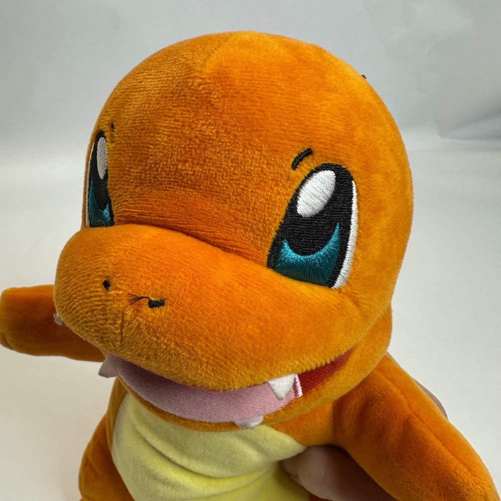 Pokemon Charmander Sound‎ Lights Plush Stuffed Animal Orange Fire Type 10" Works - Picture 10 of 11